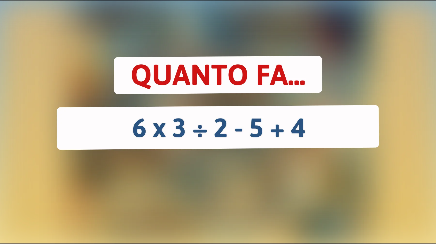 "Svela il mistero: qual è la vera risposta a questo indovinello matematico che solo i geni riescono a risolvere?""