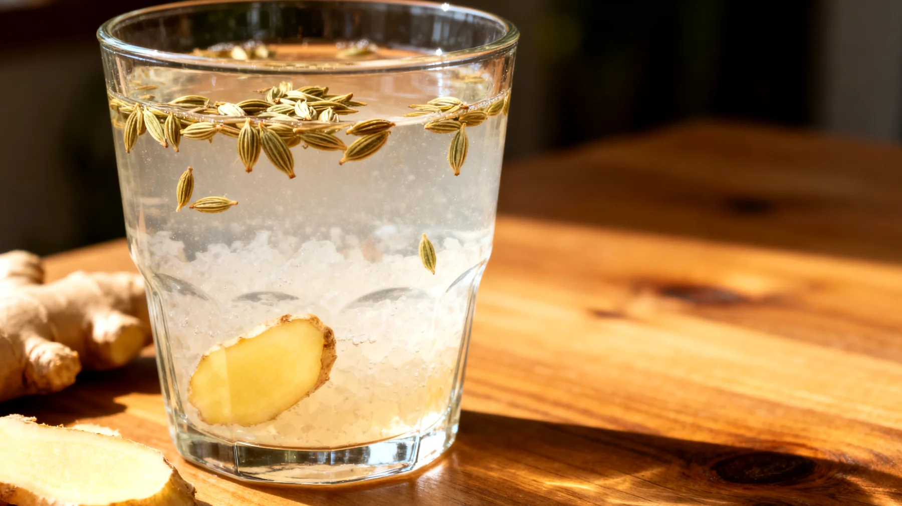 Kefir d'acqua con zenzero e semi di finocchio"