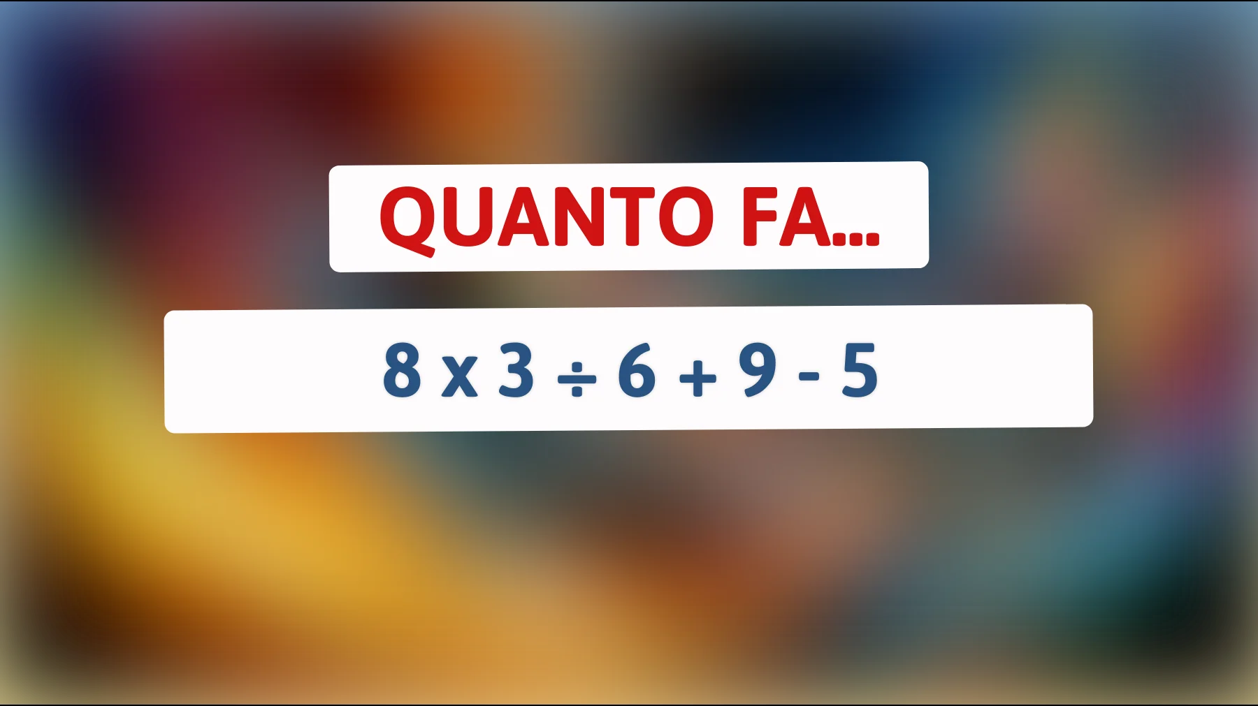 Sfida il tuo cervello: scopri perché solo il 10% riesce a risolvere questo semplice calcolo!"