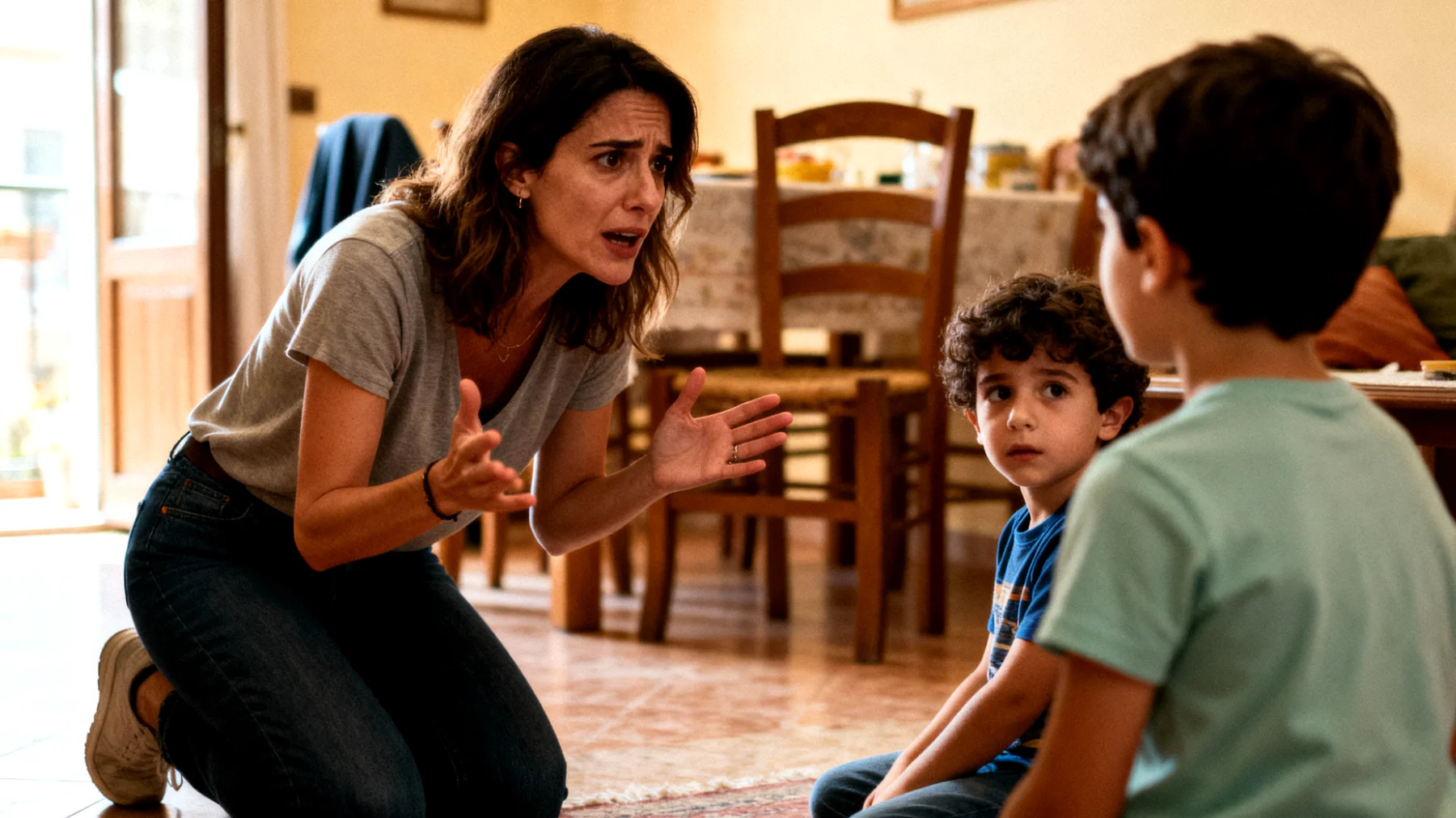 Una mamma che fatica a comunicare efficacemente con i propri bambini in età prescolare o scolare, incontrando difficoltà nel farsi ascoltare, nel comprendere i loro bisogni emotivi e nel creare un dialogo sereno e costruttivo nella quotidianità"