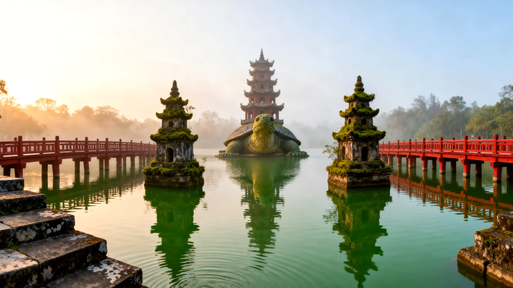 Lago Hoan Kiem, Hanoi"