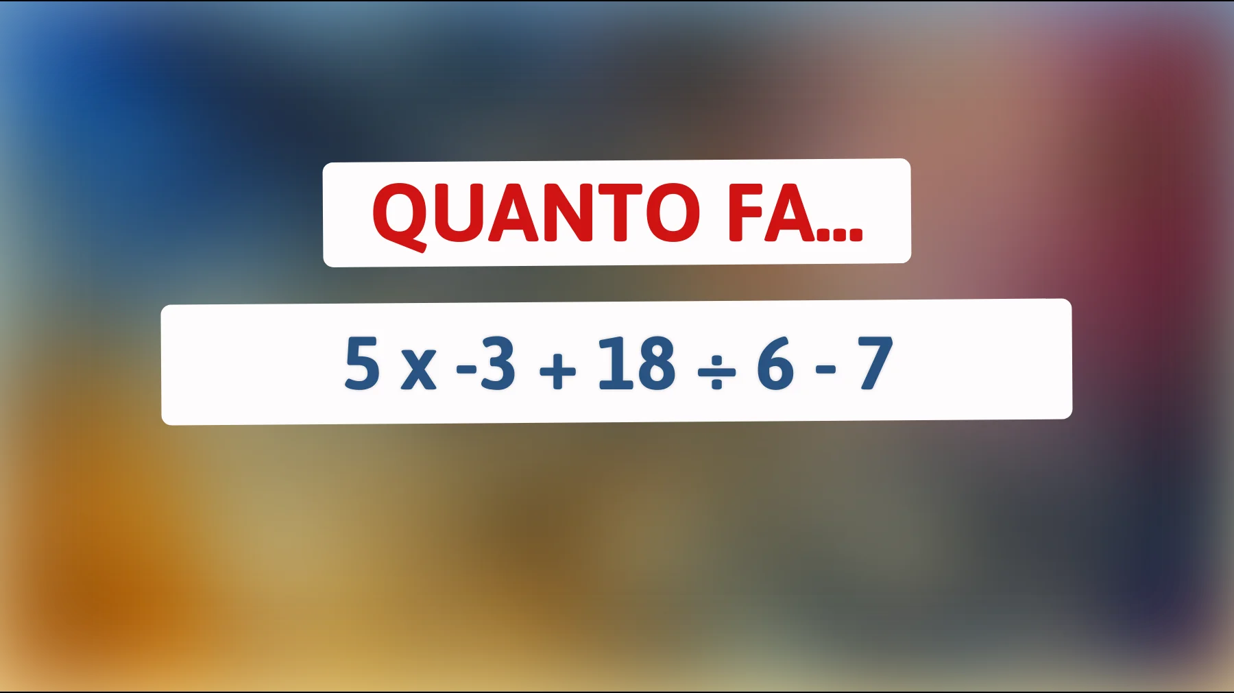 Scopri cosa solo i veri geni riescono a calcolare: qual è il tuo quoziente intellettivo rispetto a questo enigma matematico misterioso?"