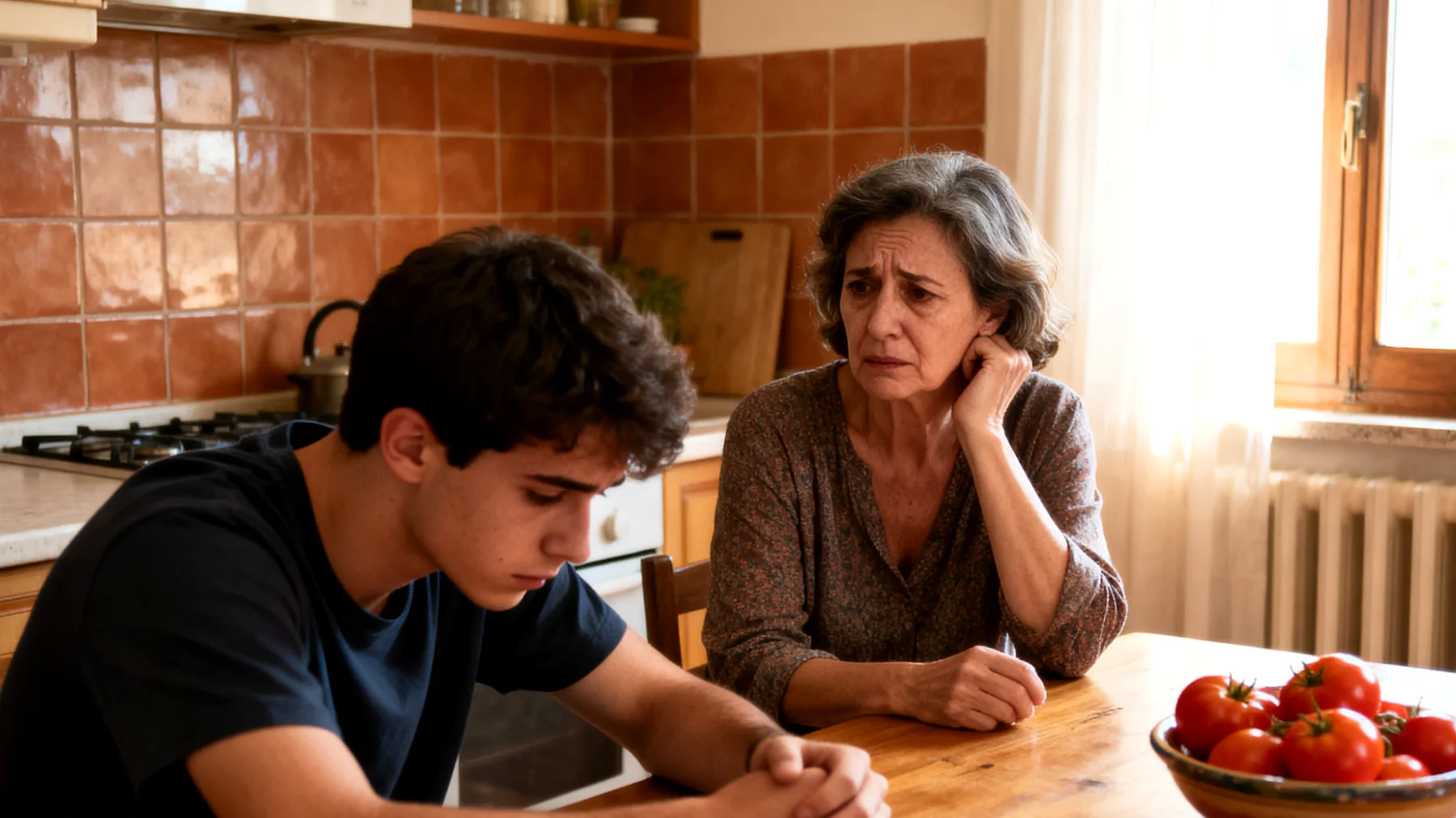 Una mamma si trova in difficoltà nel supportare il proprio figlio giovane adulto che mostra scarsa autostima e insicurezza nelle proprie capacità, faticando a trovare il giusto equilibrio tra incoraggiamento e rispetto della sua autonomia"
