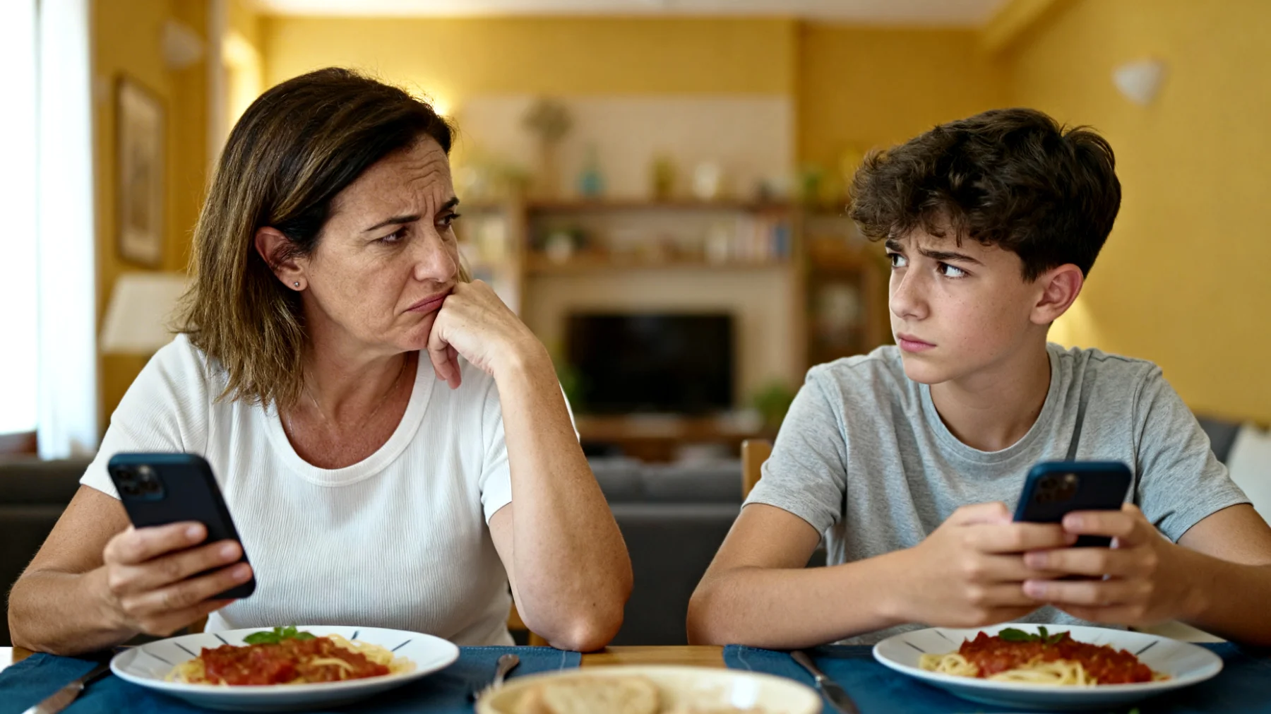 I genitori faticano a stabilire regole chiare e condivise sull'uso degli smartphone, della TV e dei videogiochi con i propri figli giovani adulti, che ormai vivono la tecnologia come un diritto acquisito e non come un privilegio, generando tensioni quotidiane e incomprensioni profonde sul confine tra libertà personale e responsabilità familiare."