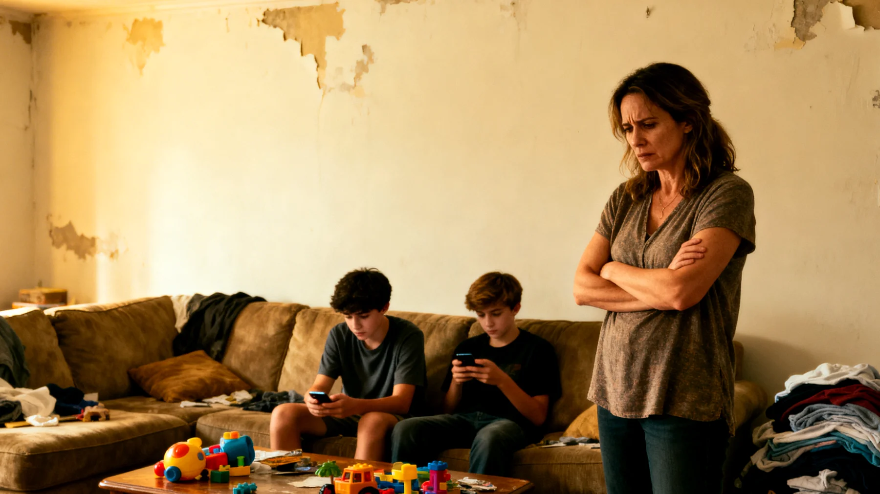 La mamma fatica a coinvolgere i figli adolescenti nelle attività quotidiane della casa, come riordinare la propria stanza, apparecchiare la tavola o aiutare con le faccende domestiche. Spesso si trova a dover ripetere le stesse richieste più volte senza ottenere risposta, oppure riceve reazioni di fastidio e resistenza. Questo genera in lei un senso di frustrazione e la sensazione di essere ignorata nel suo ruolo."