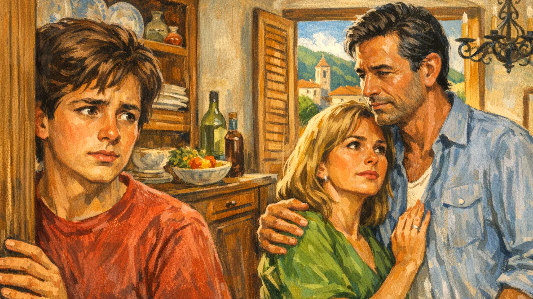 I genitori si trovano in difficoltà perché il loro figlio adolescente mostra una dipendenza eccessiva da loro, faticando a sviluppare autonomia nelle scelte quotidiane, richiedendo costante approvazione e manifestando forte ansia quando deve affrontare situazioni senza la loro presenza o supporto diretto."