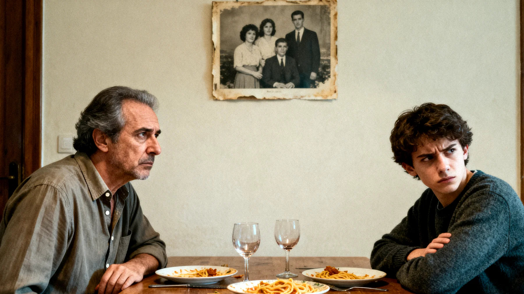 Genitori che faticano a comprendere le scelte di vita dei figli giovani adulti, con incomprensioni legate a differenze valoriali tra generazioni (carriera, relazioni, stile di vita, priorità)"