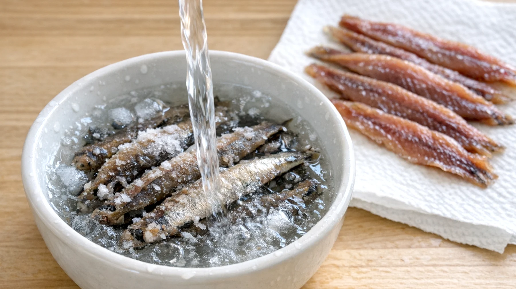Come cucinare correttamente le acciughe sotto sale senza commettere errori comuni che ne compromettono il sapore e la consistenza"