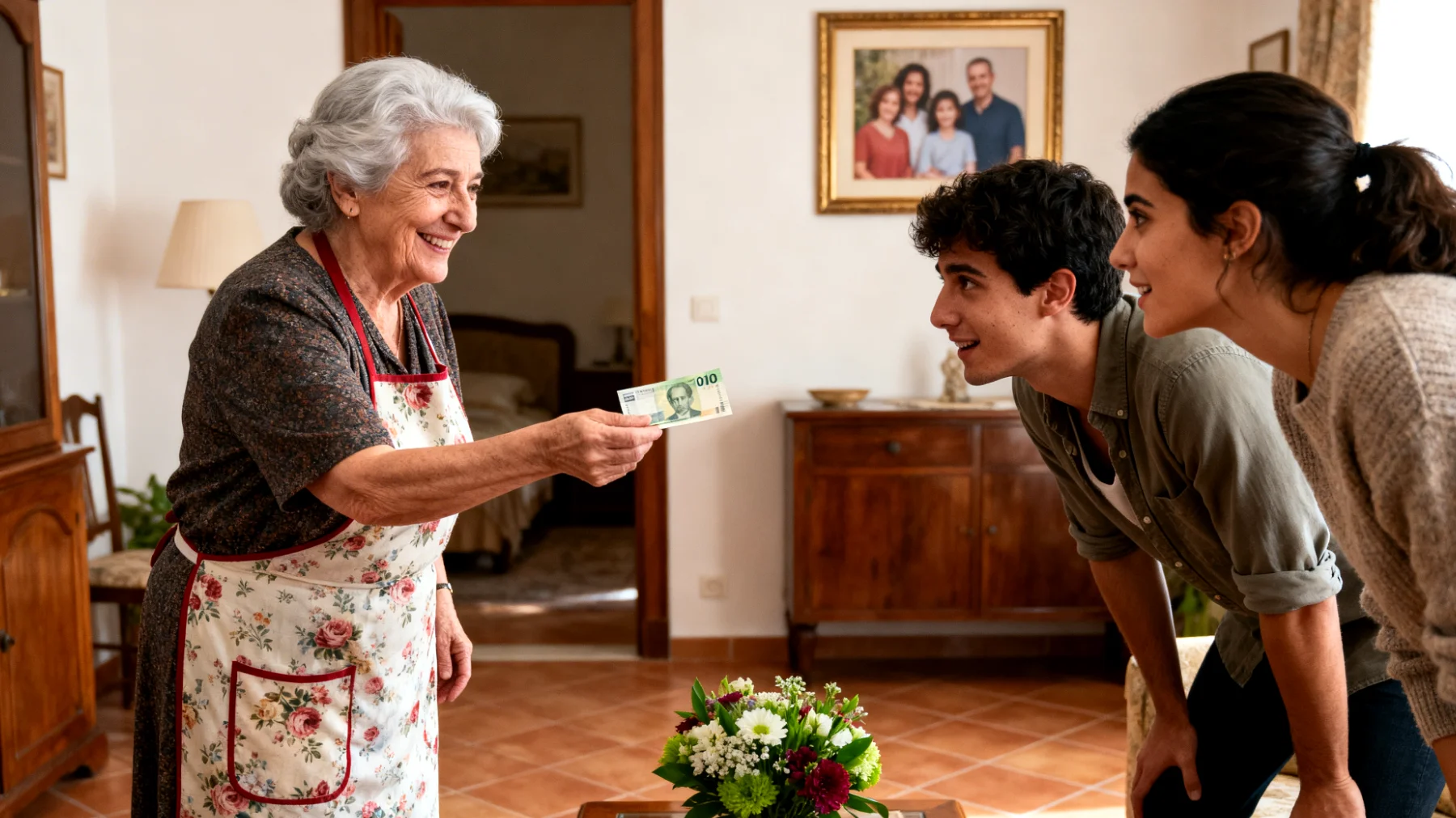 Nonna che non riesce a porre limiti ai nipoti giovani adulti, compromettendo il loro senso di responsabilità"
