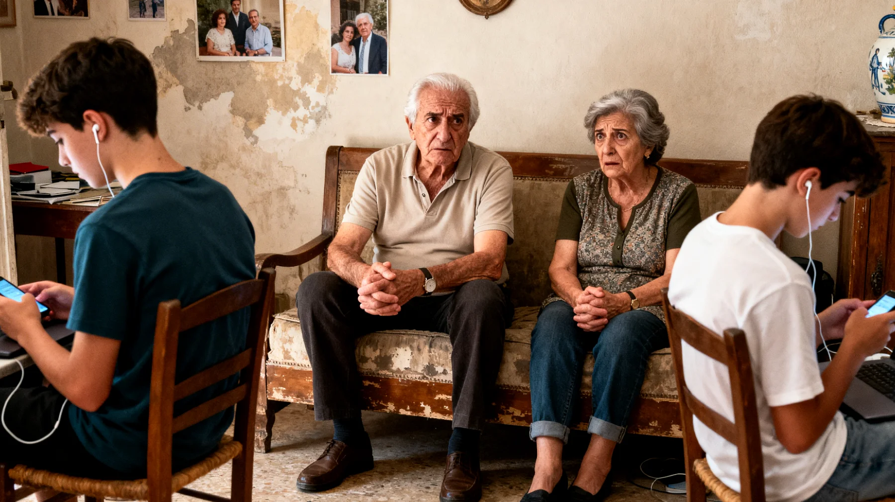 I nonni faticano a comprendere e accettare le scelte di vita, i valori e gli interessi dei nipoti adolescenti, creando incomprensioni e distanza emotiva dovute al forte divario generazionale"