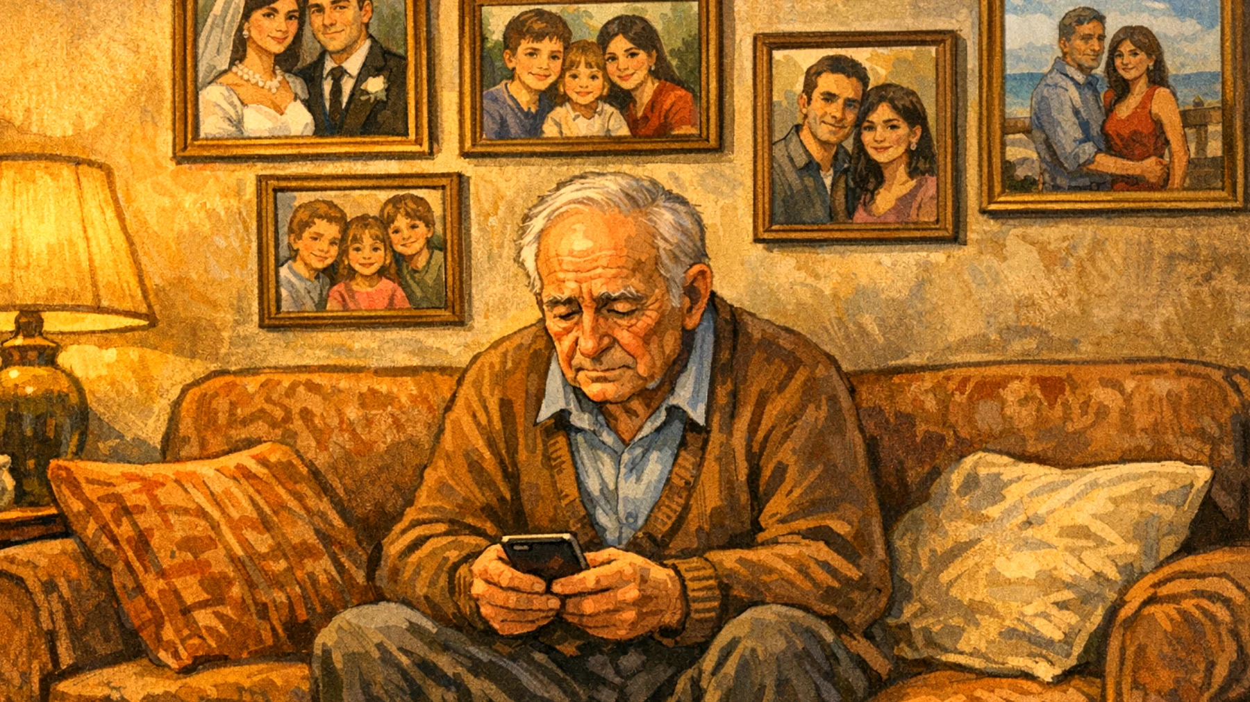 Il nonno vorrebbe trascorrere più tempo significativo con i nipoti giovani adulti, ma loro sono sempre impegnati tra università, lavoro e vita sociale, rendendo difficile mantenere un legame profondo oltre alle visite formali durante le feste."