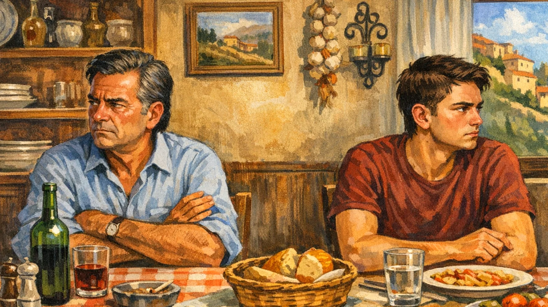 Un papà fatica a comprendere e accettare le scelte di vita del figlio giovane adulto, che percepisce come troppo diverse dai valori e dalle aspettative con cui è cresciuto, generando incomprensioni e distanza emotiva"